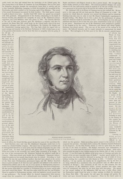 Souvenir of Mr Gladstone by George Richmond